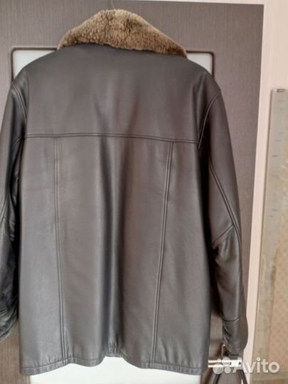 Кожаная куртка мужская
