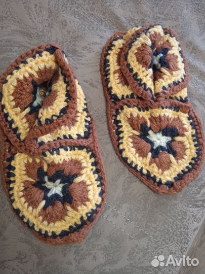 Носки женские теплые вязаные