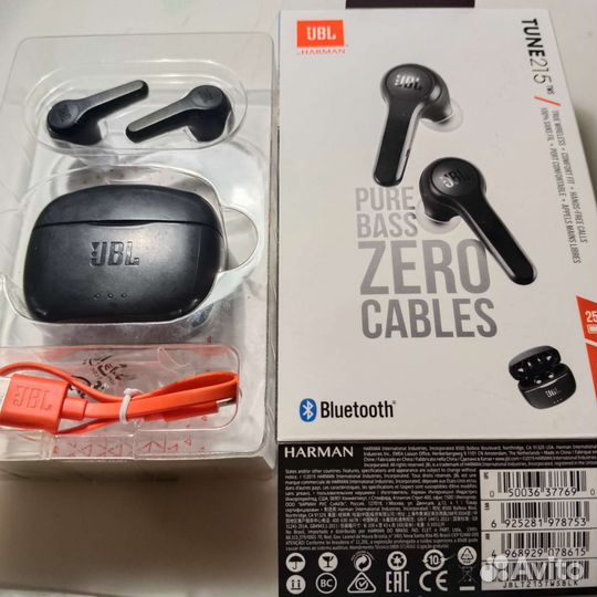 Беспроводные наушники JBL tune 215 tws