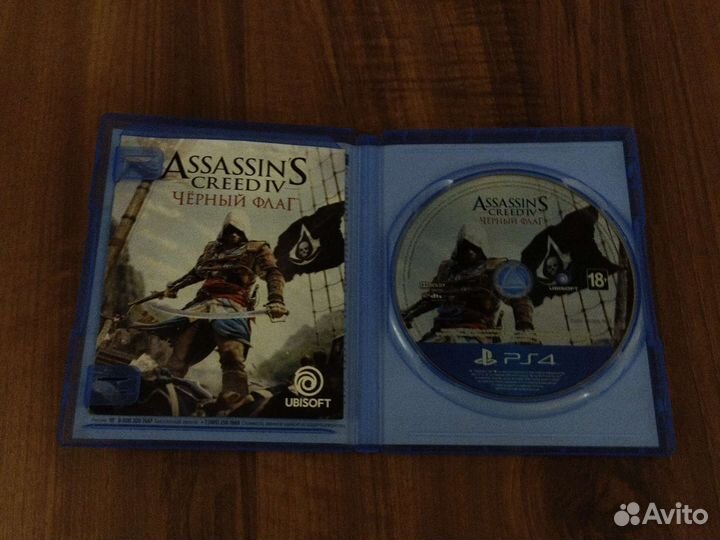 Диск ps4 assassins creed black flag