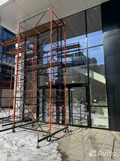 Строительные леса. Вышки тура. На колесах. Аренда