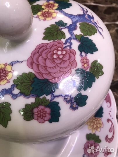 Посуда винтажная Кахла Райские птицы