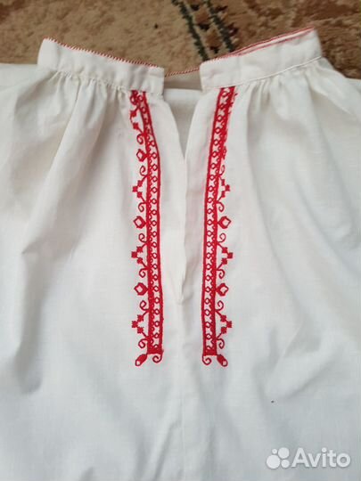 Новая нарядная вышитая блузка из 60-х годов СССР