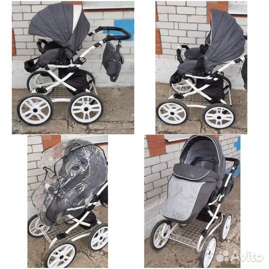Детские коляски 2 в 1 индиго