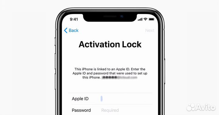 Разблокировка iPhone удаление iCloud Apple ID