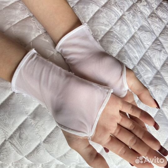 Перчатки свадебные