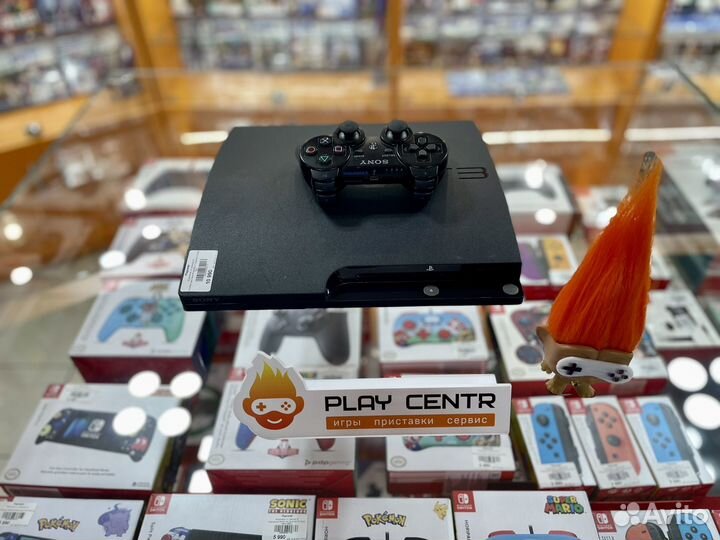 Sony Playstation 3 Slim 320gb + игры б/у