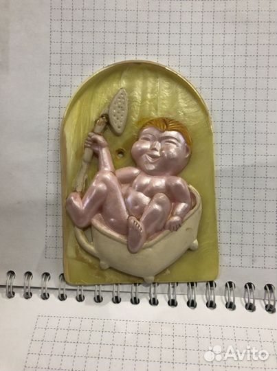 Значек ванной комнаты СССР