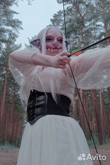 Маска Эльф Вампир. Карнавальный костюм на Хеллоуин