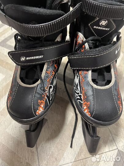 Коньки детские раздвижные