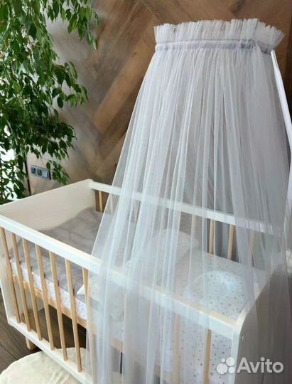 Держатель для балдахина в кроватку, балдохин