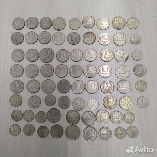 Монеты советские, 1961-1993 г. - 157 шт
