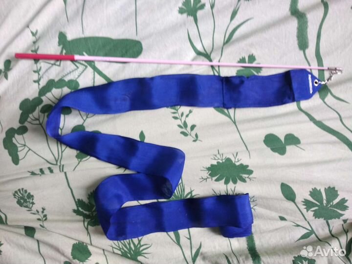 Лента с гимнастической палочкой