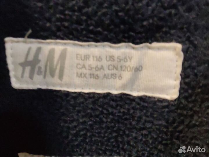 Куртка H&M для мальчика зима 116 рост