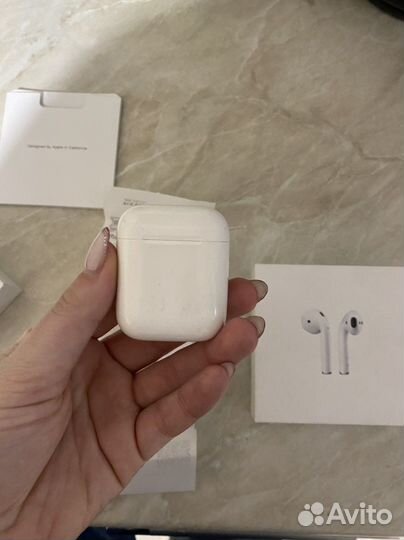 Беспроводные наушники apple airpods 2