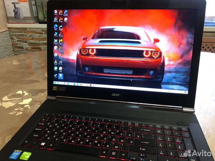 Игровой ноутбук Acer v 17 nitro