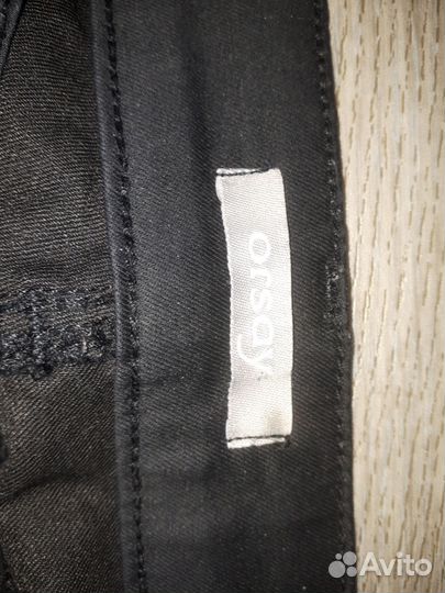 Джинсы чёрные. Размер 48-50