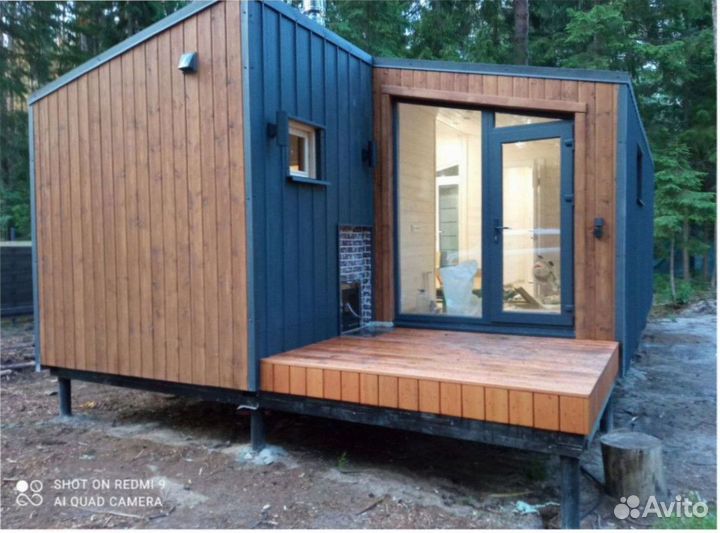 Каркасный всесезонный дом с доставкой 110 м кв, арт. ао-2579