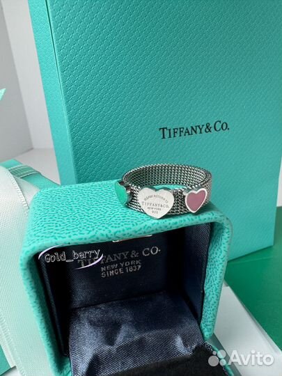 Tiffany кольцо сердце