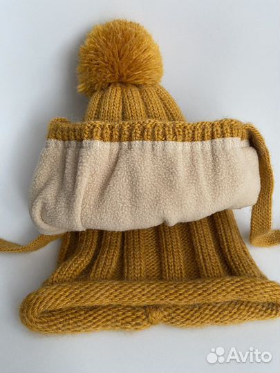 Детский зимний комплект шапка и снуд