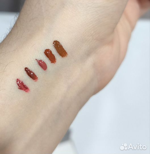 Набор матовых блесков для губ с пандами