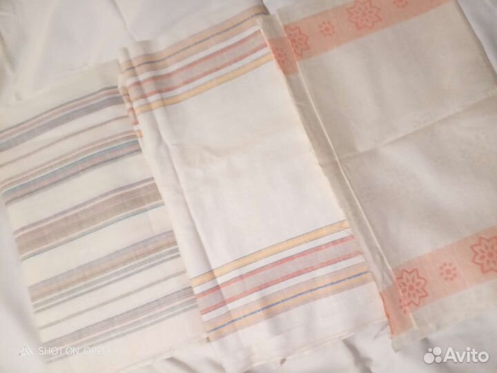 Лен отрез СССР для полотенец и наволочек