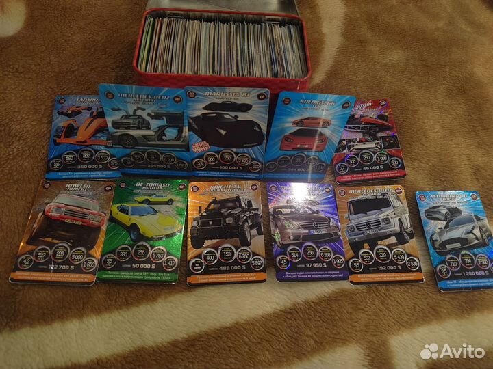 Карточки супергонки 1 серия