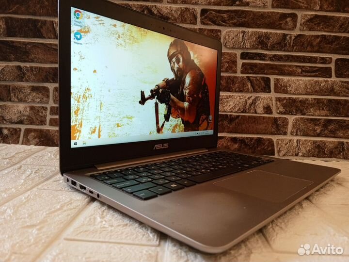 Мощный ноутбук Asus I5-7200/Full-hd/8 gb/SSD