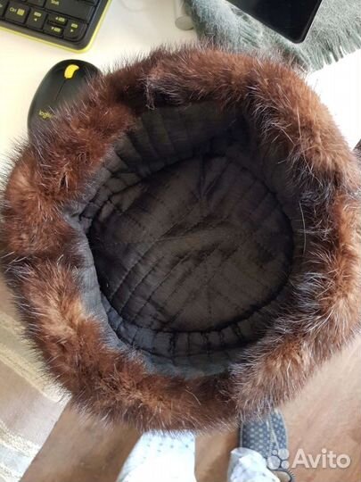 Мужская шапка норковая