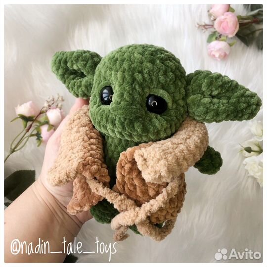 Малыш Йода грогу мягкая игрушка