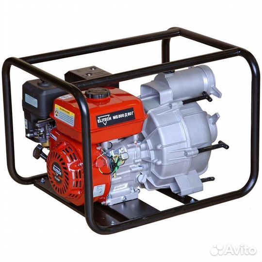 Мотопомпа elitech мб 800 Д 80 Г грязевая