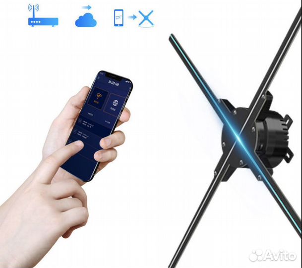 3D Голографический дисплей 65 см