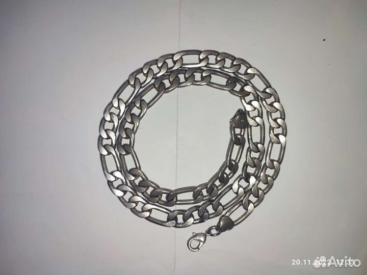 Мужская серебряная цепь