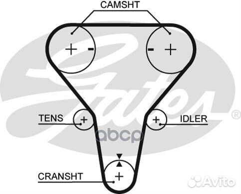 Ремень грм 5512XS Gates
