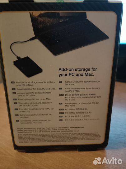 Внешний жесткий диск seagate Expansion Portable