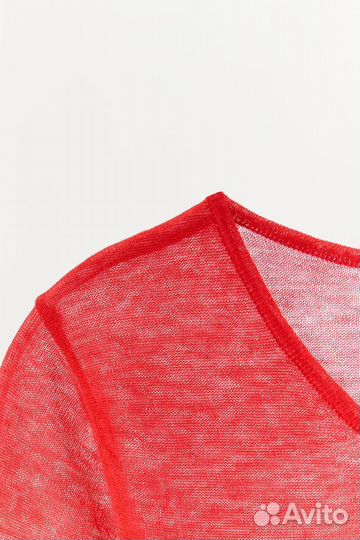 Футболка Zara из шерсти