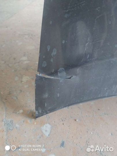 Бампер Хендай Солярис 14- 17 г. в. Б/У. серый