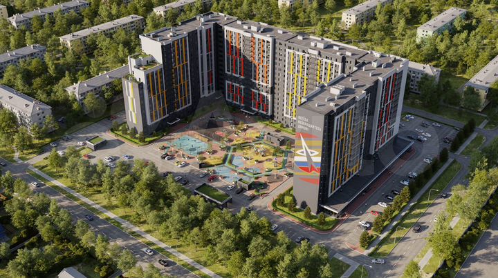 3-к. квартира, 84,8 м², 1/16 эт.