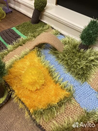 Вязаная ферма, огород