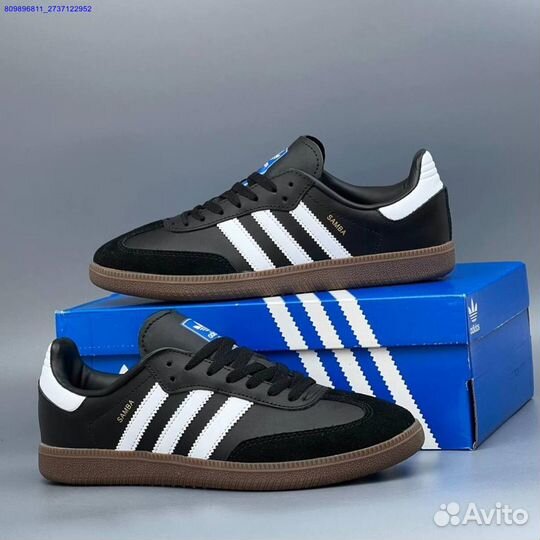 Кроссовки Adidas Samba Black (Арт.32002)