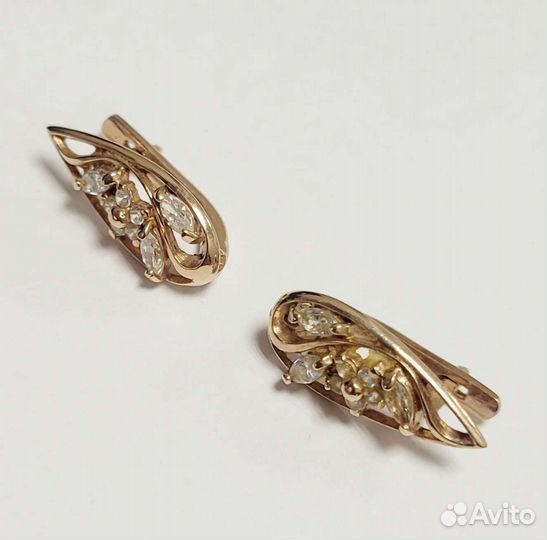 Серьги Золото 585пробы