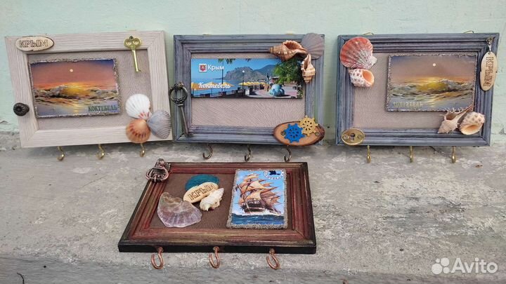 Ключница настенная, вешалка, сувенир из Коктебеля