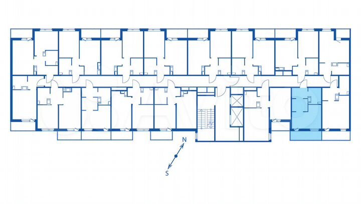 Квартира-студия, 25 м², 10/12 эт.