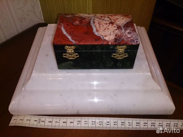 Подставка из мрамора Шкатулка Светильник