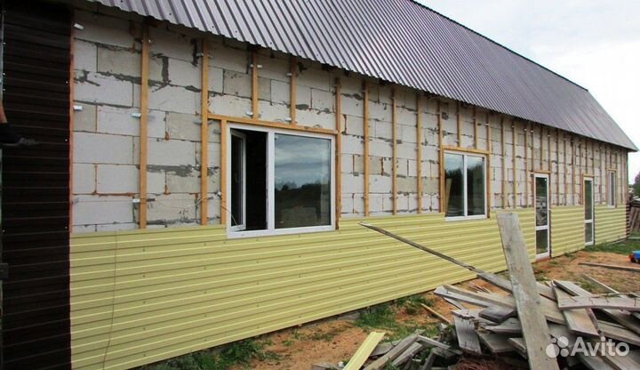 Утепление домов Сайдинг