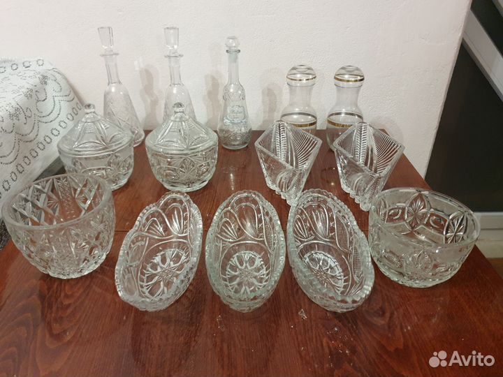 Вазы хрустальные СССР