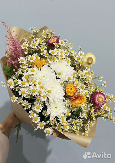 Ромашки в подарок Цветы букет из Ромашек