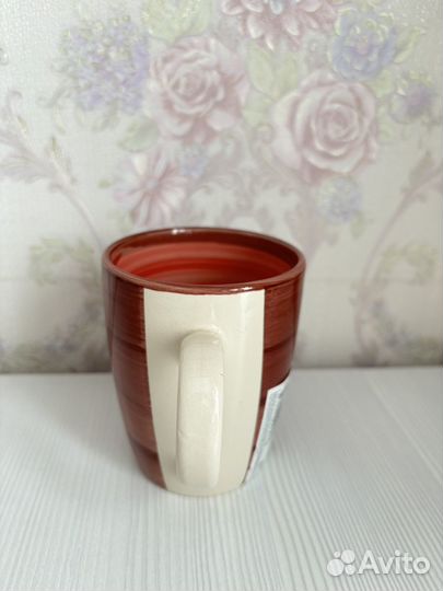 Кружка fioretta wood RED 360мл