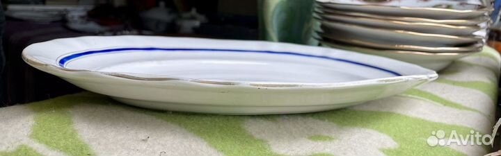 Большое овальное блюдо раннее Конаково