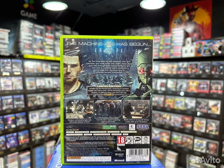 Игры для Xbox 360: Binary Domain